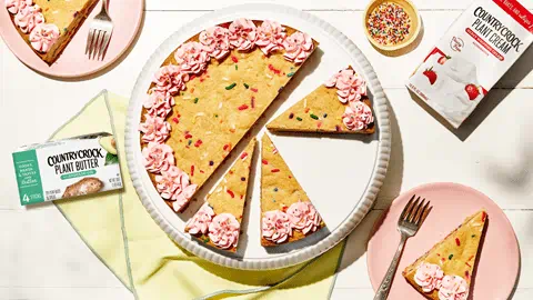 recipe image Summer Dairy Free Sugar Cookie Cake