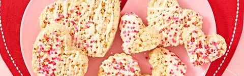 recipe image Crispy Marshmallow Hearts