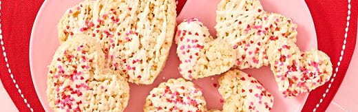 recipe image Crispy Marshmallow Hearts