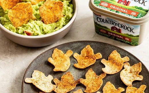 recipe image Ghostly Guac n' Chips